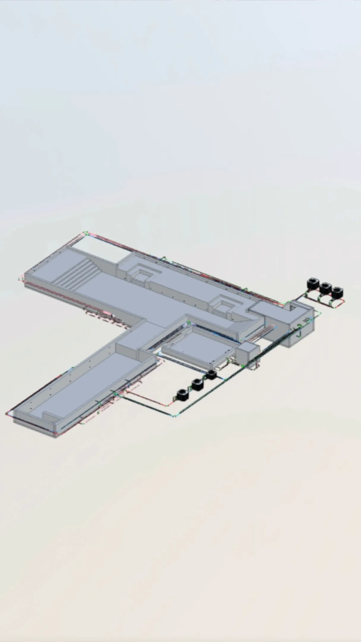 Projeto hidráulico e elétrico de piscina